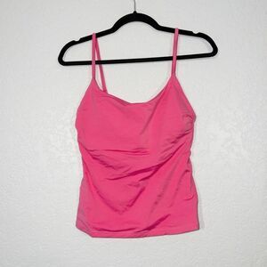 NWT Andie Rogue Pink The‎ Longline Tank Swim Top Size Medium